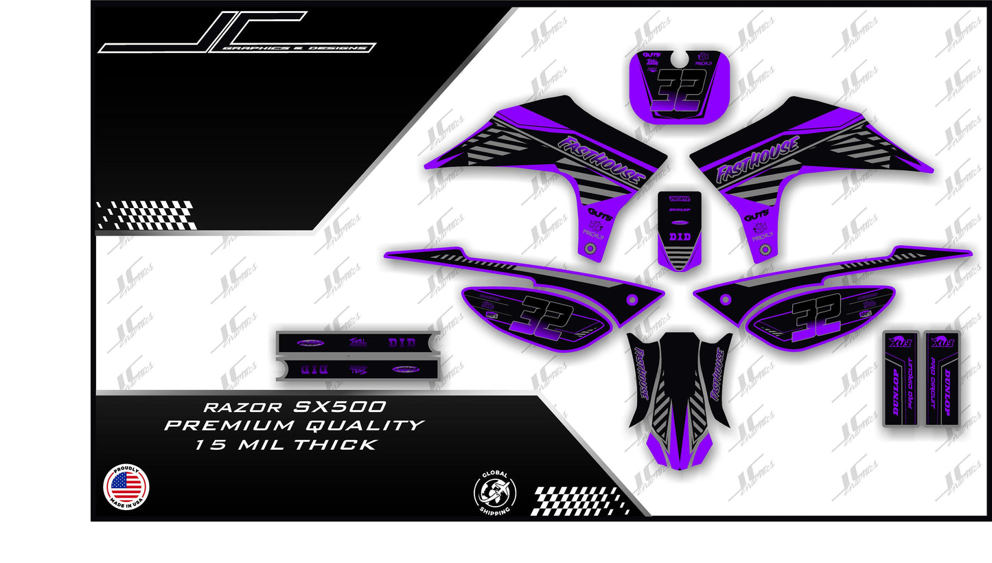 Razor SX500 Fast House Purple