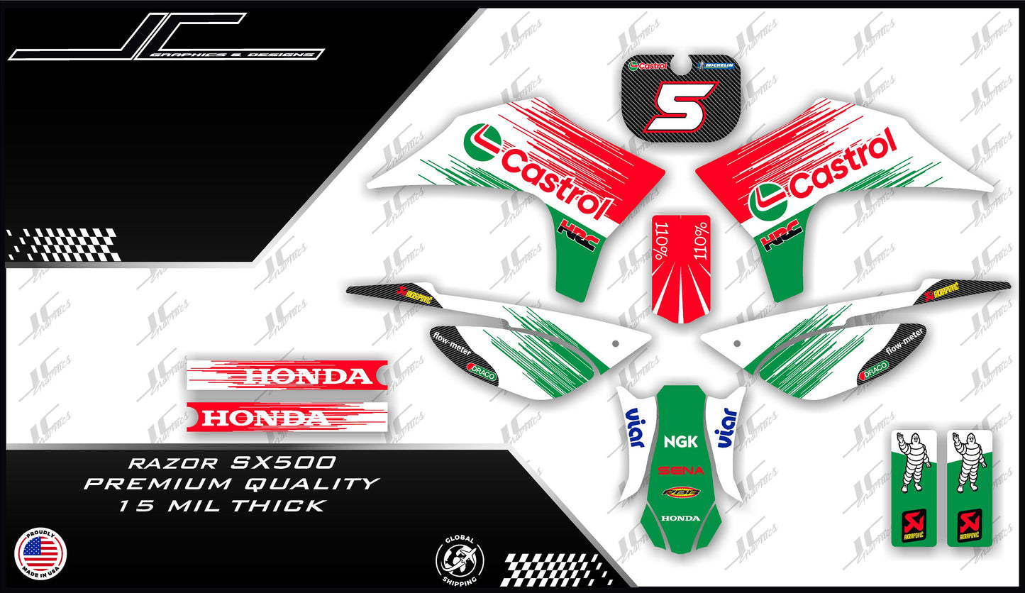 Razor SX500 Castrol