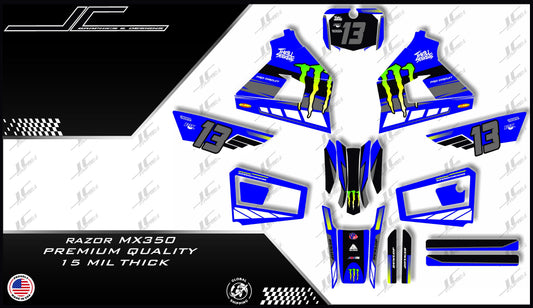 Razor MX350 Blue Monster