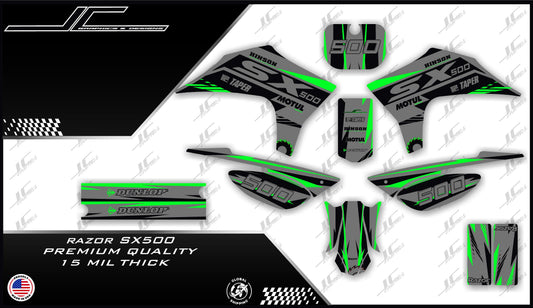 Razor SX500 Grey Green Black