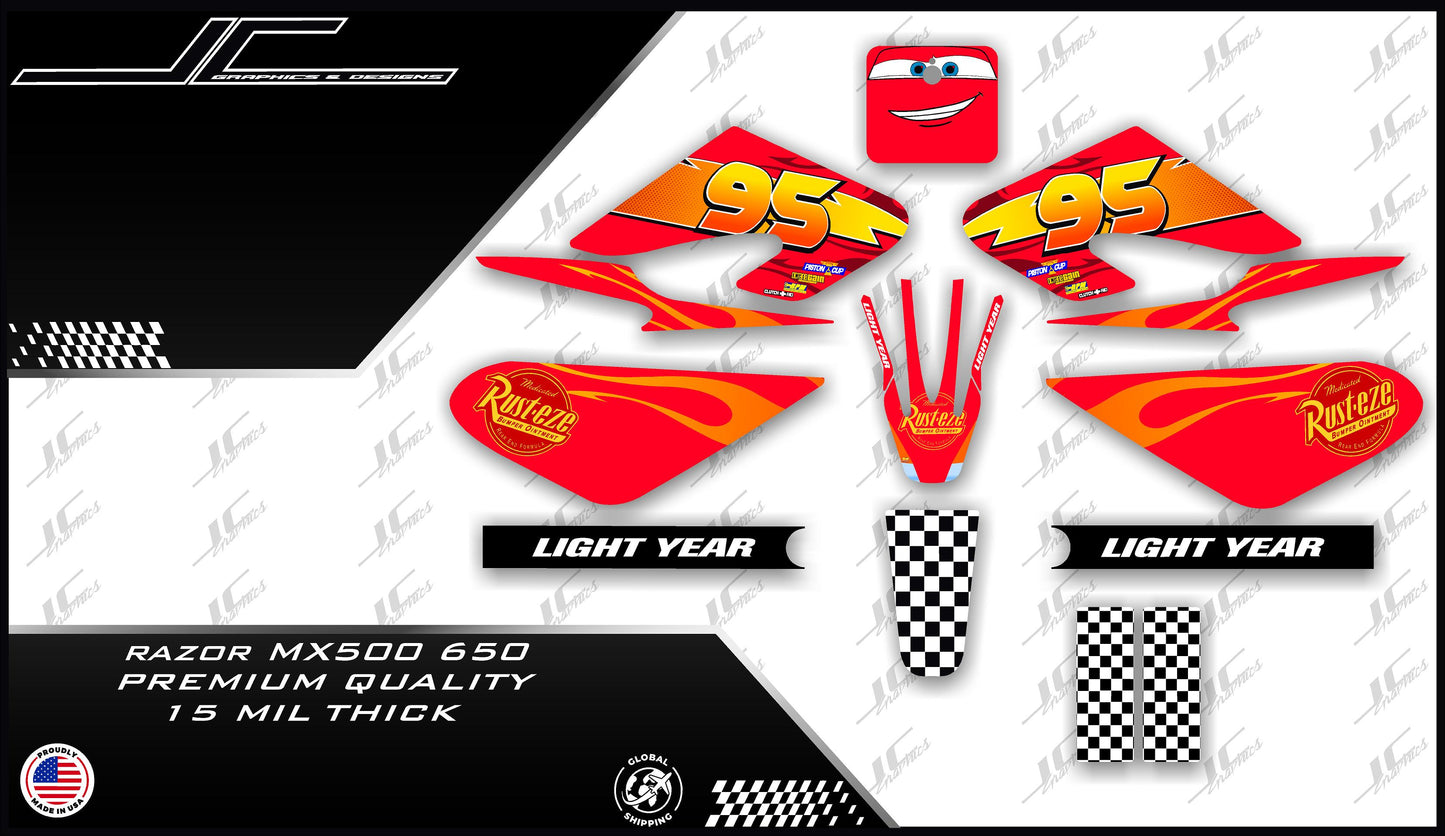 Razor MX500-650 Lightning McQueen