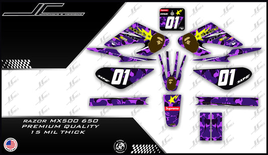Razor MX500-650 Purple Bape