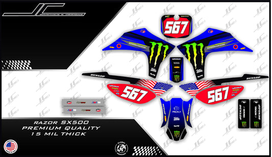 Razor SX500 Blue Monster