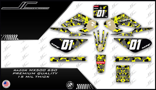 Razor MX500-650 Yellow Bape